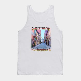 Germany - Rothenburg ob der Tauber streetscape Tank Top